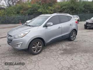 2014 Hyundai Tucson Limited with VIN KM8JU3AG2EU803572, listed as a IAAI auction lot 43608270 with 184,365 mi miles and . Bid and sale history available at DreamBid. Image 2.