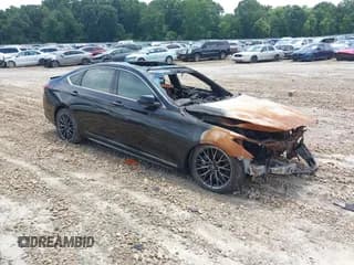 ✅ 2018 Genesis G80 Sport • VIN: KMHGN4JB5JU240335 • Lot: 30532553. Listed on IAAI with 65,208 mi. Free auction sales archive from the USA and detailed vehicle history report at DreamBid. Image 1.