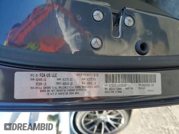 ✅ 2016 Dodge Challenger SRT 392 • VIN: 2C3CDZDJ1GH326392 • Lot: 91478375. Wystawiony na Copart z przebiegiem 37 721 mil. Bezpłatny archiwum sprzedaży aukcyjnych z USA i szczegółowy raport historii pojazdu na DreamBid. Zdjęcie 12.