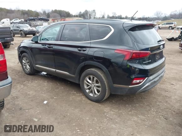 ✅ 2019 Hyundai Santa Fe SE • VIN: 5NMS23AD0KH100642 • Lot: 41456397. Listed on IAAI with 75,237 mi. Free auction sales archive from the USA and detailed vehicle history report at DreamBid. Image 3.