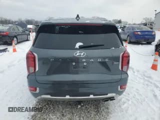 ✅ 2022 Hyundai Palisade Calligraphy • VIN: KM8R7DHE8NU460609 • Лот: 87315714. Опубликован ранее на Copart с пробегом 41 823 миль. Бесплатный доступ к архиву аукционных продаж из США и подробный отчёт об истории автомобиля на DreamBid. Изображение 6.