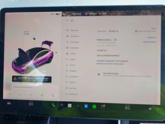 ✅ 2018 Tesla Model 3 Long Range Battery • VIN: 5YJ3E1EB9JF065902 • Lot: 43453809. Listed on IAAI with 110,282 mi. Free auction sales archive from the USA and detailed vehicle history report at DreamBid. Image 17.