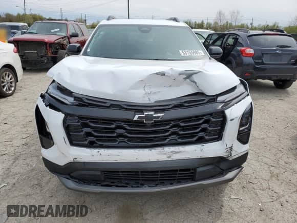 2025 Chevrolet Equinox FWD LT с VIN 3GNAXHEG6SL260212, выставлен на аукционе Copart как лот 53155985 с пробегом 383 миль миль и Списание • Salvage title. История ставок и продаж доступна на DreamBid. Изображение 5.