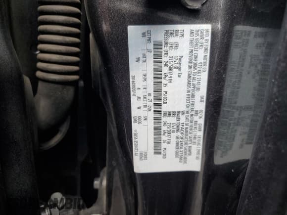 ✅ 2016 Ford Focus SE • VIN: 1FADP3F24GL275862 • Lot: 56878445. Listed on Copart with 118,918 mi. Free auction sales archive from the USA and detailed vehicle history report at DreamBid. Image 13.