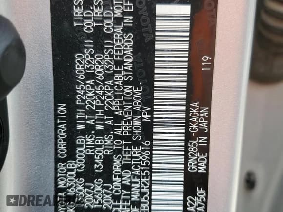 ✅ 2014 Toyota 4Runner Limited • VIN: JTEBU5JR2E5159616 • Lot: 54014235. Wystawiony na Copart z przebiegiem 275 393 mil. Bezpłatny archiwum sprzedaży aukcyjnych z USA i szczegółowy raport historii pojazdu na DreamBid. Zdjęcie 13.