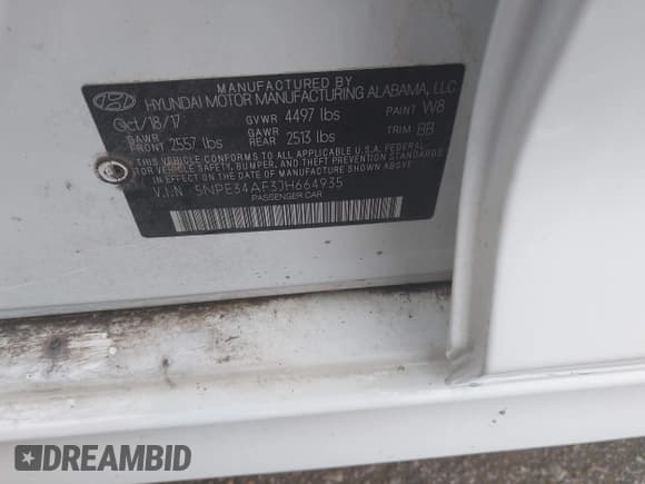 ✅ 2018 Hyundai Sonata SEL • VIN: 5NPE34AF3JH664935 • Lot: 43392430. Listed on IAAI with 108,665 mi. Free auction sales archive from the USA and detailed vehicle history report at DreamBid. Image 9.