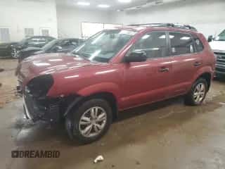 2009 Hyundai Tucson GLS z VIN KM8JM12B99U002621, wystawiony jako Copart lot #72381084 z przebiegiem 183 797 mil mil oraz Czysty tytuł • Clean title. Historia ofert i sprzedaży dostępna na DreamBid. Obrazek 1.