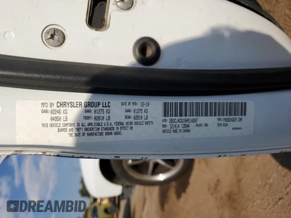 ✅ 2011 Dodge Challenger • VIN: 2B3CJ4DG1BH510267 • Lot: 75821624. Wystawiony na Copart z przebiegiem 159 795 mil. Bezpłatny archiwum sprzedaży aukcyjnych z USA i szczegółowy raport historii pojazdu na DreamBid. Zdjęcie 12.