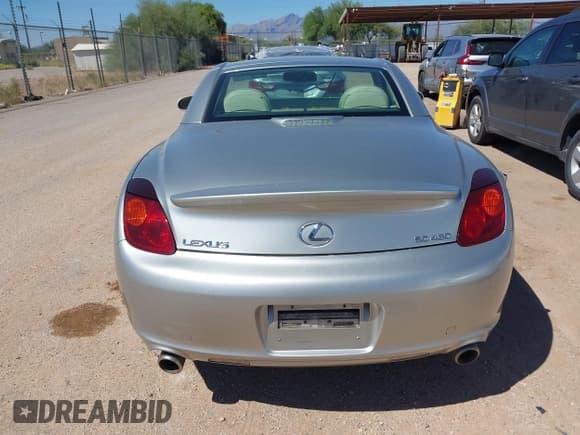 ✅ 2002 Lexus SC 430 • VIN: JTHFN48Y520012854 • Lot: 40255538. Listed on IAAI with 109,360 mi. Free auction sales archive from the USA and detailed vehicle history report at DreamBid. Image 17.