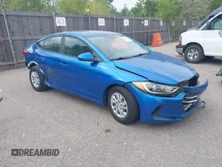 ✅ 2017 Hyundai Elantra SE • VIN: 5NPD74LF4HH126106 • Lot: 43425562. Listed on IAAI with 180,587 mi. Free auction sales archive from the USA and detailed vehicle history report at DreamBid. Image 1.