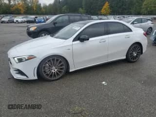 ✅ 2020 Mercedes-Benz A 35 AMG • VIN: W1K3G5BB8LJ219233 • Lot: 90306715. Listed on Copart with 47,256 mi. Free auction sales archive from the USA and detailed vehicle history report at DreamBid. Image 1.