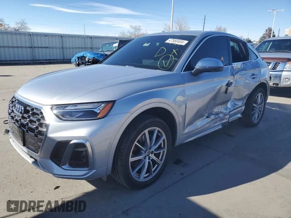 ✅ 2023 Audi SQ5 Sportback Premium Plus • VIN: WA124AFY5P2118392 • Лот: 47560404. Опубликован ранее на Copart с пробегом 2 768 миль. Бесплатный доступ к архиву аукционных продаж из США и подробный отчёт об истории автомобиля на DreamBid. Изображение 1.