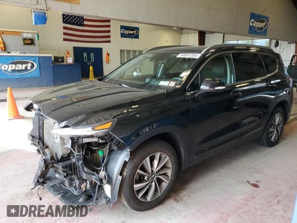 ✅ 2019 Hyundai Santa Fe Ultimate • VIN: 5NMS5CAD2KH001179 • Lot: 54681354. Wystawiony na Copart z przebiegiem 45 624 mil. Bezpłatny archiwum sprzedaży aukcyjnych z USA i szczegółowy raport historii pojazdu na DreamBid. Zdjęcie 1.