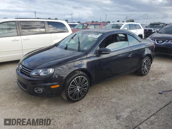 ✅ 2013 Volkswagen Eos Komfort • VIN: WVWBW8AH7DV004131 • Lot: 74937914. Wystawiony na Copart z przebiegiem 53 114 mil. Bezpłatny archiwum sprzedaży aukcyjnych z USA i szczegółowy raport historii pojazdu na DreamBid. Zdjęcie 1.