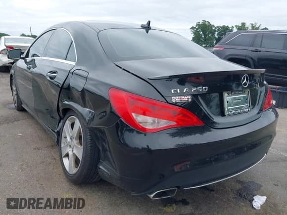 ✅ 2016 Mercedes-Benz CLA 250 • VIN: WDDSJ4GB9GN341369 • Lot: 42611049. Listed on IAAI with 98,180 mi. Free auction sales archive from the USA and detailed vehicle history report at DreamBid. Image 3.