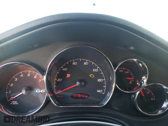 ✅ 2009 Pontiac G6 GT 1SA • VIN: 1G2ZH361294135251 • Лот: 42901694. Опубликован ранее на Copart с пробегом 137 642 миль. Бесплатный доступ к архиву аукционных продаж из США и подробный отчёт об истории автомобиля на DreamBid. Изображение 9.