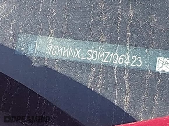 ✅ 2021 GMC Acadia Denali • VIN: 1GKKNXLS0MZ106423 • Lot: 43442987. Listed on IAAI with 98,212 mi. Free auction sales archive from the USA and detailed vehicle history report at DreamBid. Image 9.