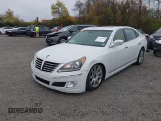 2013 Hyundai Equus Signature z VIN KMHGH4JH6DU063889, wystawiony jako IAAI lot #40782294 z przebiegiem 81 631 mil mil oraz . Historia ofert i sprzedaży dostępna na DreamBid. Obrazek 2.