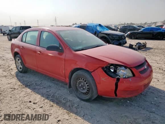 2007 Chevrolet Cobalt LS with VIN 1G1AK55F377206562, listed as a Copart auction lot 72017435 with 130,477 mi miles and Salvage title. Bid and sale history available at DreamBid. Image 4.