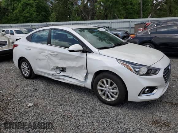 2022 Hyundai Accent SEL с VIN 3KPC24A67NE189942, выставлен на аукционе Copart как лот 48213424 с пробегом 23 018 миль миль и . История ставок и продаж доступна на DreamBid. Изображение 4.
