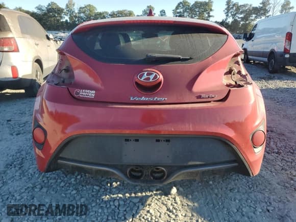 ✅ 2013 Hyundai Veloster Turbo • VIN: KMHTC6AE4DU179641 • Lot: 85915125. Listed on Copart with 95,967 mi. Free auction sales archive from the USA and detailed vehicle history report at DreamBid. Image 6.