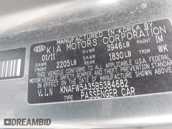 ✅ 2011 Kia Forte SX • VIN: KNAFW5A35B5384682 • Lot: 42963685. Wystawiony na IAAI z przebiegiem 197 696 mil. Bezpłatny archiwum sprzedaży aukcyjnych z USA i szczegółowy raport historii pojazdu na DreamBid. Zdjęcie 9.