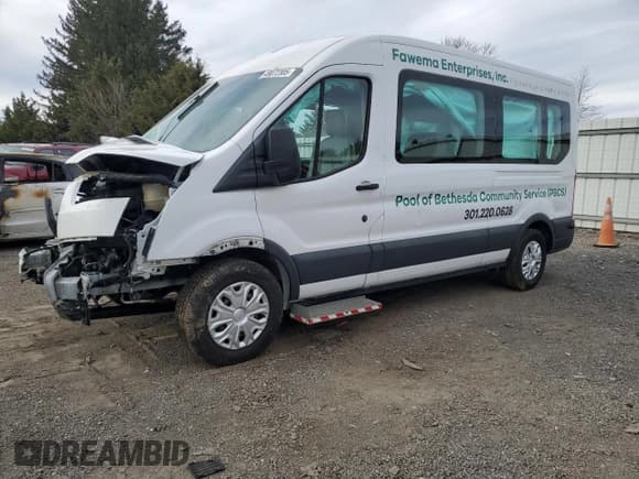 ✅ 2018 Ford Transit Passenger XL • VIN: 1FBZX2CM3JKB15408 • Лот: 49072305. Опубликован ранее на Copart с пробегом Не указан. Бесплатный доступ к архиву аукционных продаж из США и подробный отчёт об истории автомобиля на DreamBid. Изображение 1.