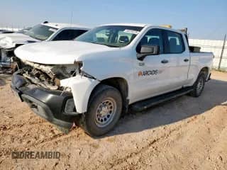 2019 Chevrolet Silverado 1500 Work Truck z VIN 1GCPYAEH5KZ351139, wystawiony jako Copart lot #68310275 z przebiegiem 74 918 mil mil oraz Szkoda całkowita • Salvage title. Historia ofert i sprzedaży dostępna na DreamBid. Obrazek 1.