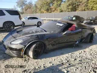 2017 Chevrolet Corvette Grand Sport 1LT z VIN 1G1YW2D78H5100374, wystawiony jako Copart lot #76934934 z przebiegiem 91 567 mil mil oraz Szkoda całkowita • Salvage title. Historia ofert i sprzedaży dostępna na DreamBid. Obrazek 1.