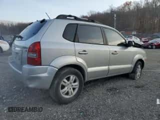 2007 Hyundai Tucson SE z VIN KM8JN12D17U587870, wystawiony jako Copart lot #80851704 z przebiegiem 185 437 mil mil oraz Szkoda całkowita • Salvage title. Historia ofert i sprzedaży dostępna na DreamBid. Obrazek 3.