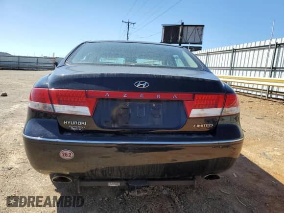 2006 Hyundai Azera SE z VIN KMHFC46F76A061090, wystawiony jako Copart lot #50104405 z przebiegiem Nie podano mil oraz Czysty tytuł • Clean title. Historia ofert i sprzedaży dostępna na DreamBid. Obrazek 6.