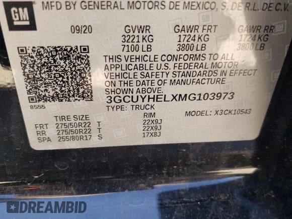 ✅ 2021 Chevrolet Silverado 1500 High Country • VIN: 3GCUYHELXMG103973 • Lot: 60476314. Wystawiony na Copart z przebiegiem 67 378 mil. Bezpłatny archiwum sprzedaży aukcyjnych z USA i szczegółowy raport historii pojazdu na DreamBid. Zdjęcie 12.