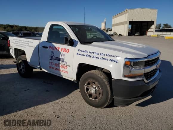 2016 Chevrolet Silverado 1500 Work Truck with VIN 1GCNCNEH3GZ308178, listed as a Copart auction lot 86818065 with 222,064 mi miles and Salvage title. Bid and sale history available at DreamBid. Image 4.