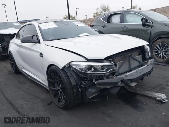 ✅ 2021 BMW M2 Competition • VIN: WBS2U7C02M7H08082 • Lot: 42159947. Listed on IAAI with 22,830 mi. Free auction sales archive from the USA and detailed vehicle history report at DreamBid. Image 1.