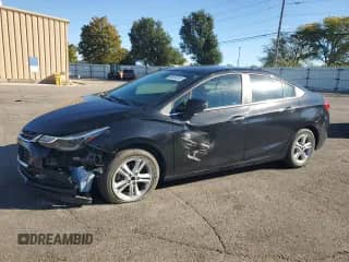 2017 Chevrolet Cruze LT with VIN 1G1BE5SMXH7150720, listed as a Copart auction lot 86698185 with 81,805 mi miles and Salvage title. Bid and sale history available at DreamBid. Image 1.