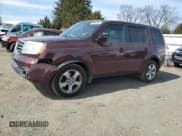 ✅ 2013 Honda Pilot EX-L • VIN: 5FNYF4H7XDB019737 • Lot: 50461335. Listed on Copart with 154,181 mi. Free auction sales archive from the USA and detailed vehicle history report at DreamBid. Image 1.