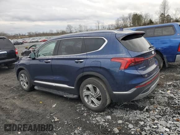 2021 Hyundai Santa Fe SEL z VIN 5NMS64AJXMH323029, wystawiony jako Copart lot #38758993 z przebiegiem 37 402 mil mil oraz . Historia ofert i sprzedaży dostępna na DreamBid. Obrazek 2.