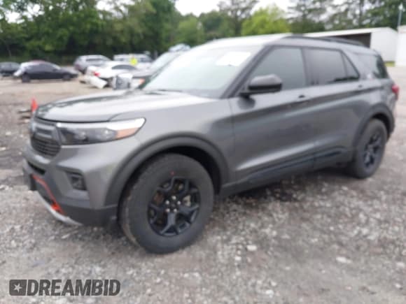 ✅ 2023 Ford Explorer Timberline • VIN: 1FMSK8JHXPGB04370 • Lot: 42524276. Listed on IAAI with 21,921 mi. Free auction sales archive from the USA and detailed vehicle history report at DreamBid. Image 18.