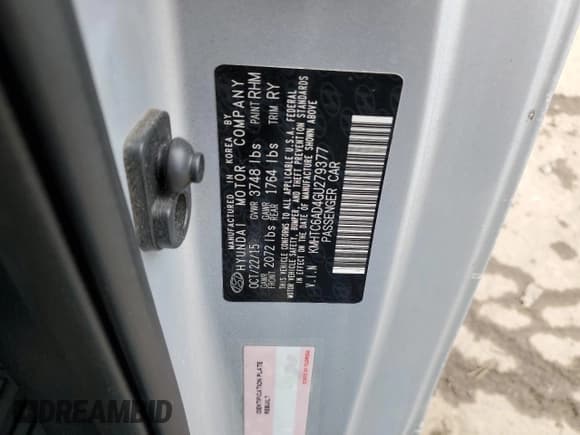 ✅ 2016 Hyundai Veloster Tech • VIN: KMHTC6AD4GU279377 • Lot: 44011755. Wystawiony na Copart z przebiegiem 78 966 mil. Bezpłatny archiwum sprzedaży aukcyjnych z USA i szczegółowy raport historii pojazdu na DreamBid. Zdjęcie 13.