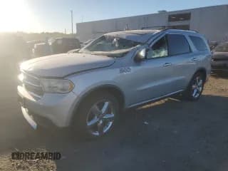 ✅ 2012 Dodge Durango Citadel • VIN: 1C4SDJET4CC130727 • Lot: 86843425. Wystawiony na Copart z przebiegiem 165 124 mil. Bezpłatny archiwum sprzedaży aukcyjnych z USA i szczegółowy raport historii pojazdu na DreamBid. Zdjęcie 1.