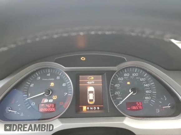 ✅ 2007 Audi S6 • VIN: WAUGN74F67N097304 • Lot: 54540265. Listed on Copart with 136,579 mi. Free auction sales archive from the USA and detailed vehicle history report at DreamBid. Image 9.