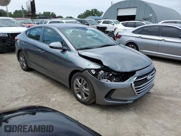 ✅ 2018 Hyundai Elantra SEL • VIN: KMHD84LFXJU475775 • Lot: 59106185. Listed on Copart with 82,108 mi. Free auction sales archive from the USA and detailed vehicle history report at DreamBid. Image 4.