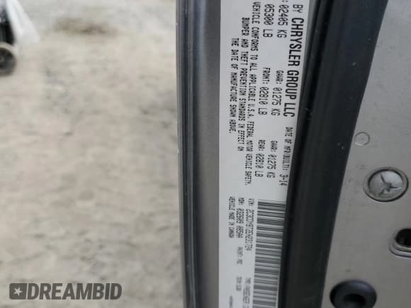 ✅ 2014 Dodge Challenger R/T 100th Anniversary Appearance • VIN: 2C3CDYBT2EH231724 • Lot: 64277304. Wystawiony na Copart z przebiegiem 103 217 mil. Bezpłatny archiwum sprzedaży aukcyjnych z USA i szczegółowy raport historii pojazdu na DreamBid. Zdjęcie 12.