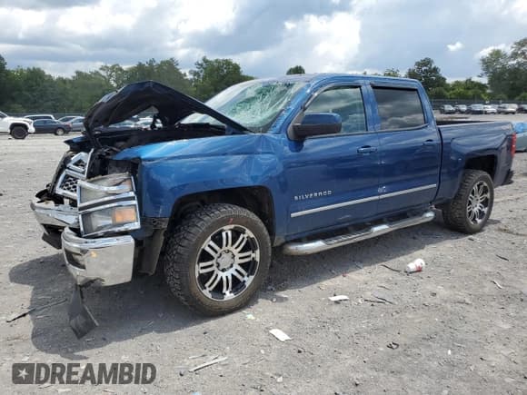 ✅ 2015 Chevrolet Silverado 1500 LT • VIN: 3GCUKREC1FG248894 • Lot: 66656935. Listed on Copart with 223,457 mi. Free auction sales archive from the USA and detailed vehicle history report at DreamBid. Image 1.
