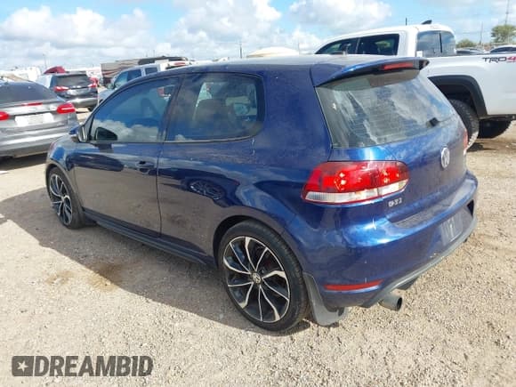 ✅ 2011 Volkswagen Golf GTI Autobahn • VIN: WVWFV7AJ8BW121872 • Lot: 42569013. Listed on IAAI with 133,481 mi. Free auction sales archive from the USA and detailed vehicle history report at DreamBid. Image 3.