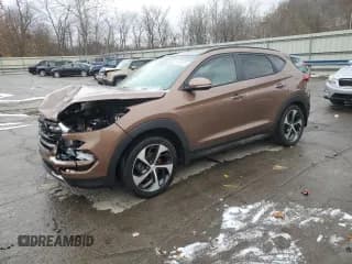 ✅ 2016 Hyundai Tucson Limited • VIN: KM8J33A29GU073802 • Лот: 91967875. Опубликован ранее на Copart с пробегом 56 952 миль. Бесплатный доступ к архиву аукционных продаж из США и подробный отчёт об истории автомобиля на DreamBid. Изображение 1.