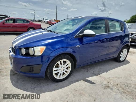 2013 Chevrolet Sonic LT with VIN 1G1JD6SH4D4253893, listed as a Copart auction lot 63216955 with 181,913 mi miles and Clean title. Bid and sale history available at DreamBid. Image 1.