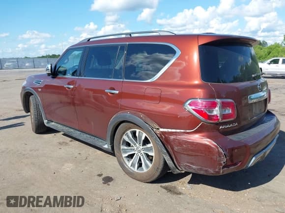 ✅ 2019 Nissan Armada SL • VIN: JN8AY2ND2K9086001 • Lot: 42379014. Listed on IAAI with 156,008 mi. Free auction sales archive from the USA and detailed vehicle history report at DreamBid. Image 3.