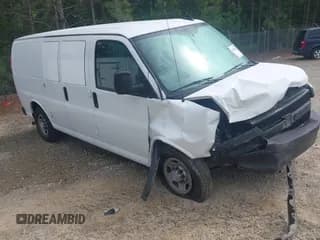 ✅ 2020 Chevrolet Express Cargo • VIN: 1GCWGAFP7L1128105 • Lot: 42186923. Listed on IAAI with 183,036 mi. Free auction sales archive from the USA and detailed vehicle history report at DreamBid. Image 1.