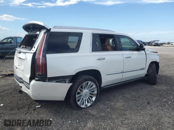 ✅ 2017 Cadillac Escalade Platinum • VIN: 1GYS3DKJ8HR358395 • Lot: 91476905. Listed on Copart with 107,648 mi. Free auction sales archive from the USA and detailed vehicle history report at DreamBid. Image 3.